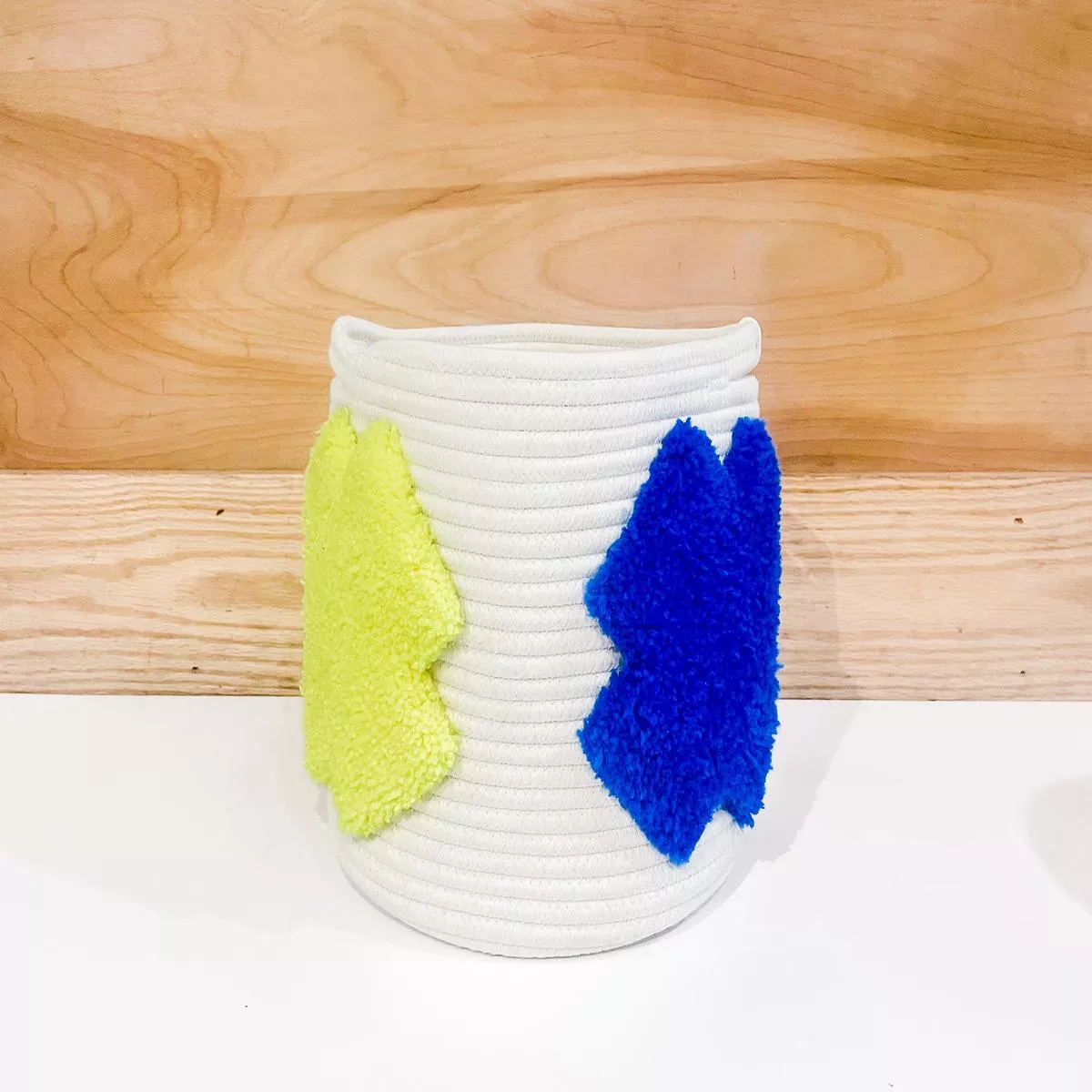 11 ” Rainbow TuftedX Basket