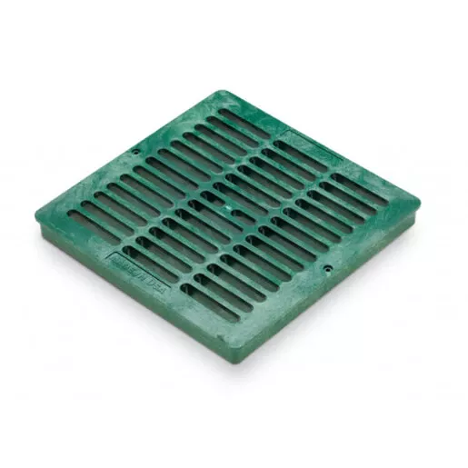 12 in. Square Flat Grate Green Rain Bird
