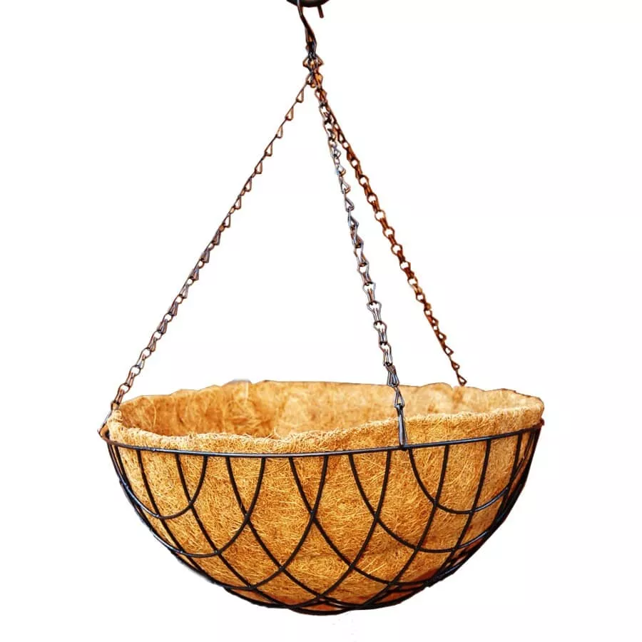 14″ Coco Hanging Basket with Liner