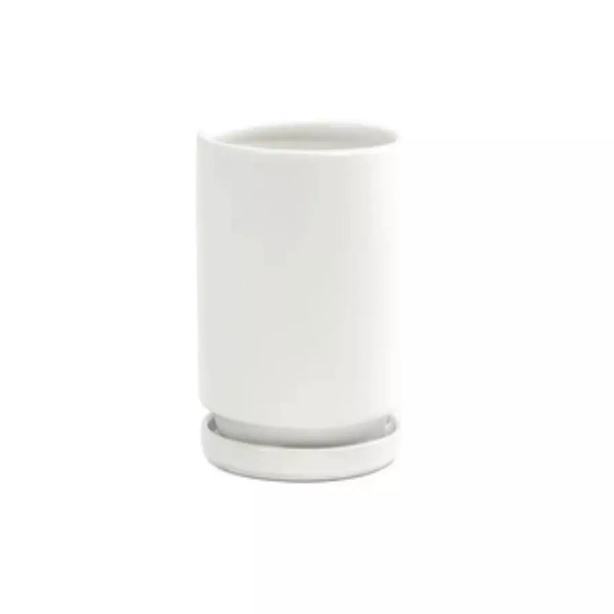 8.25 ” Gemstone Planter – White