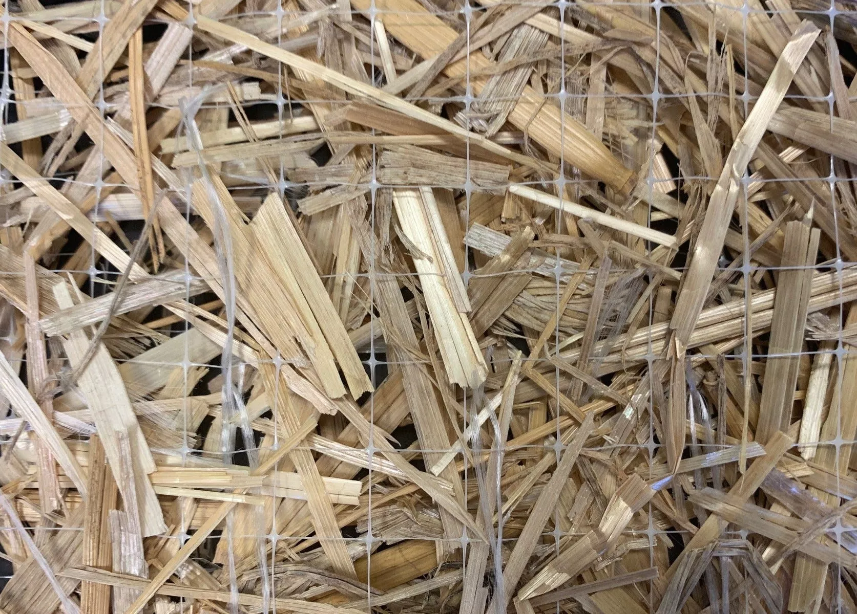American Excelsior – 8' X 112.5' Premier Straw Quick Degrade Erosion Control Blanket with Single-Sided White Net