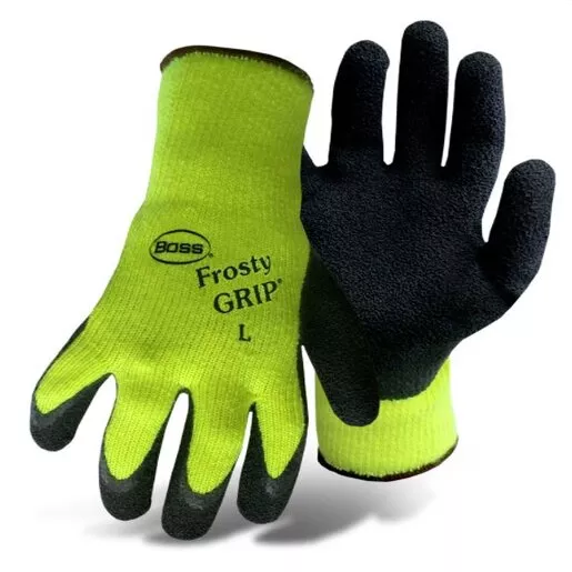 Boss Chore Hi-Vis Acrylic Reusable Hi-Vis Green Large