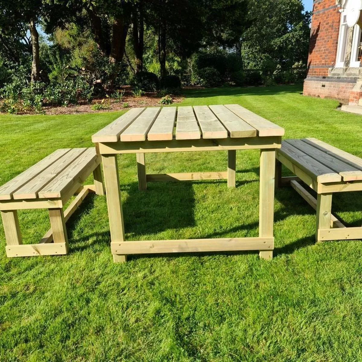 Butchers Garden Picnic Table by Croft – 6 Seats