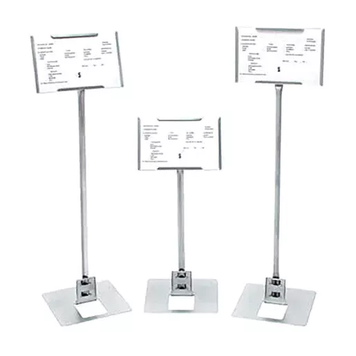 Colmet Sign Card Vinyl Plain White 11 in. X 7 in. (25 cards/pack)