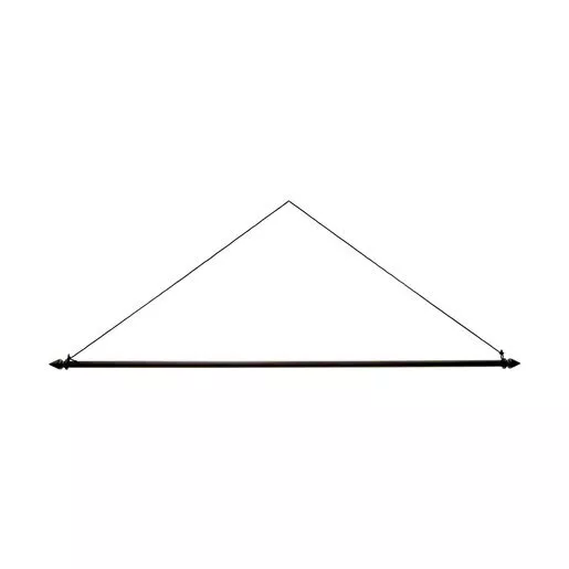Evergreen House Size Metal Dowel Flag Hanger