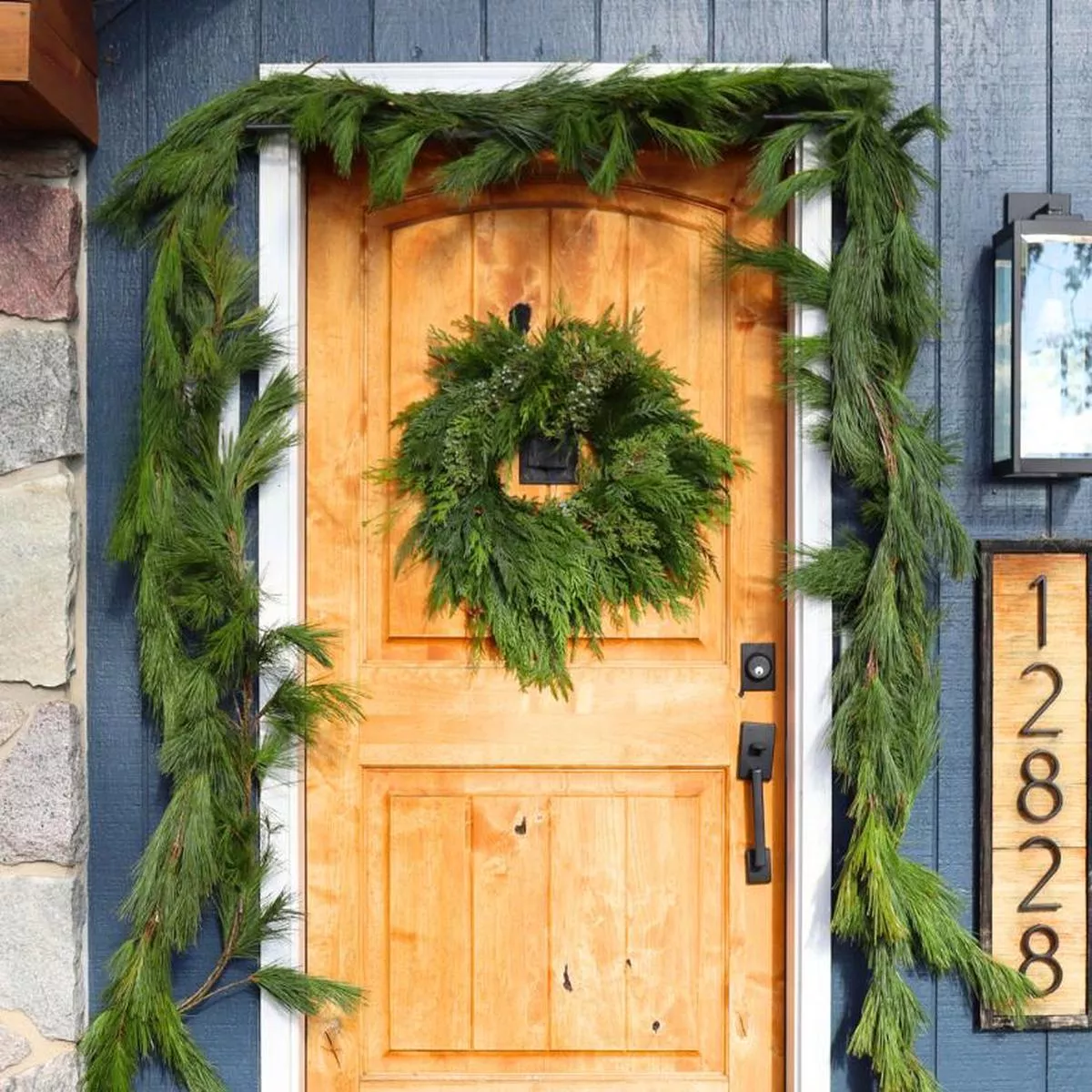 Fresh White Pine Holiday Garland