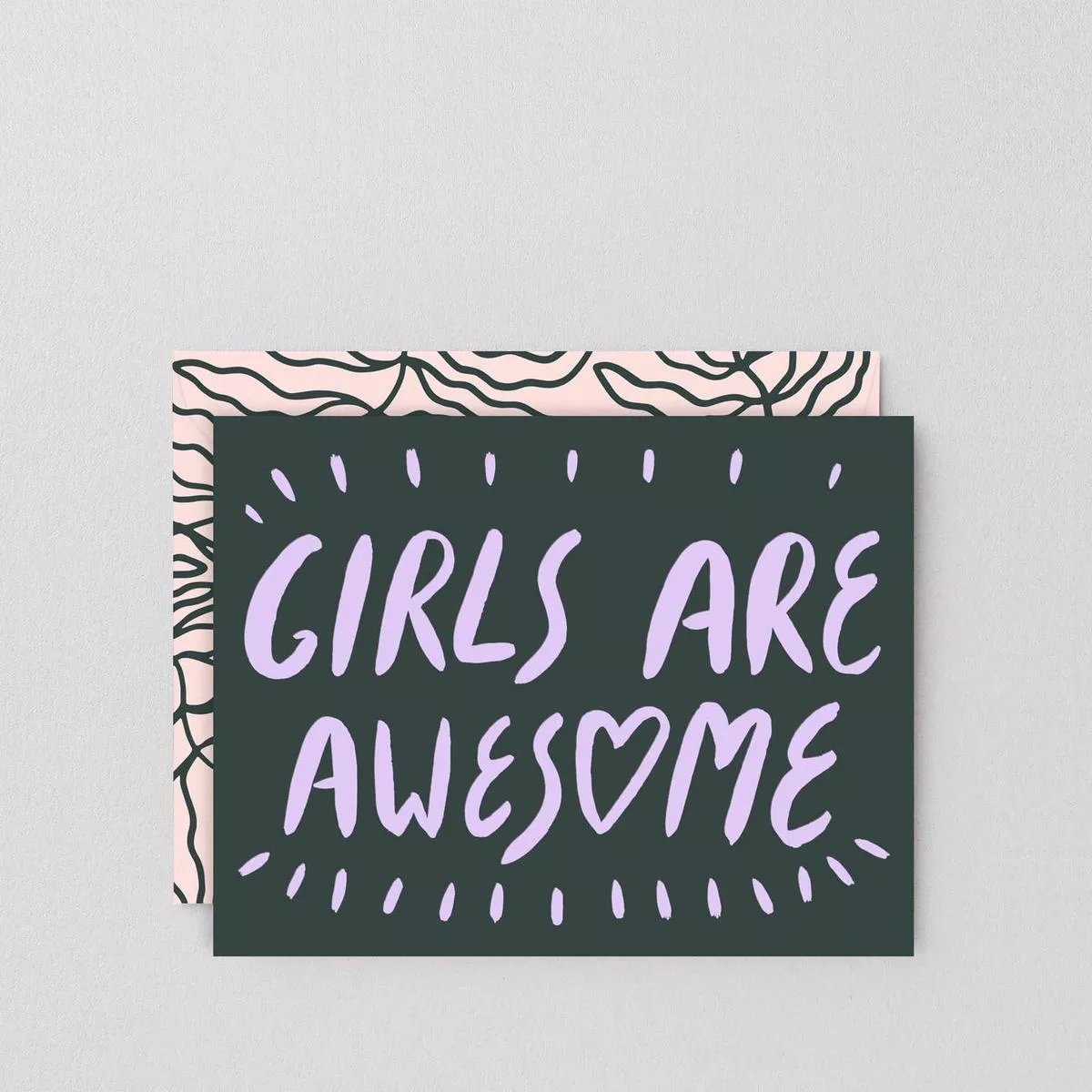 Girls Are Awesome Greeting Card