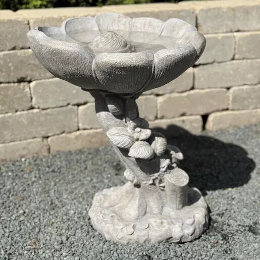 Henri Birdbath Buttercup 21 in. x 21 1/2 in.
