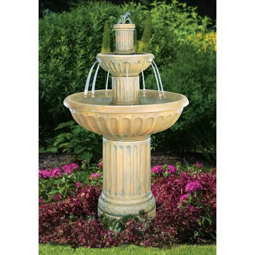 Henri Fountain Fluted 36 in. x 54 in.