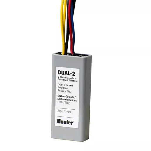 Hunter I-Core DUAL 2 Station Decoder for I-Core Controllers Includes 2 DBRY-6 Connectors