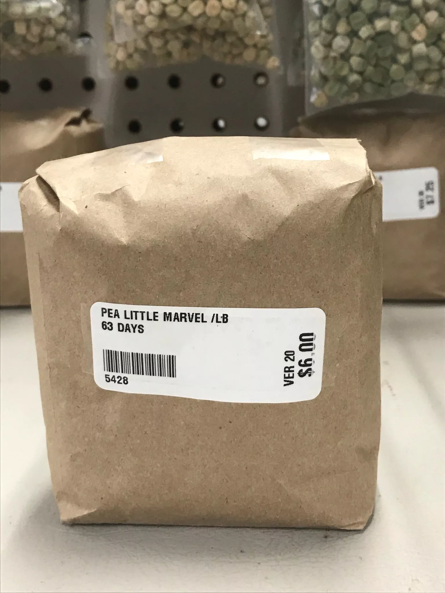 Little Marvel Pea Seeds (English Type) (63Days) – 1lb – Bulk