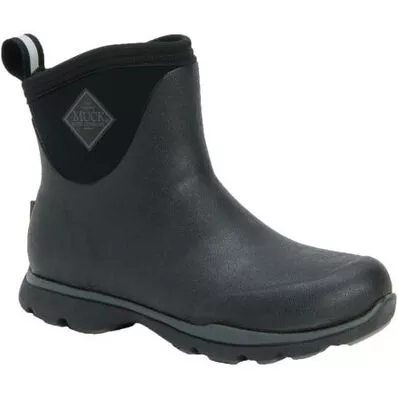 Men’s Arctic Excursion Ankle Muckboots – 10 / BLACK