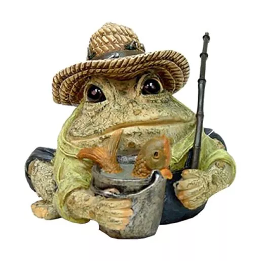 Statue Fisherman Jig Toad Small 5-1/2 in.
