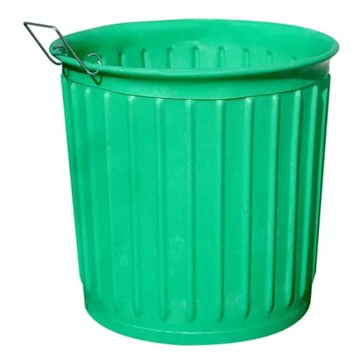 Trash Can Open Top Green 60 gal.