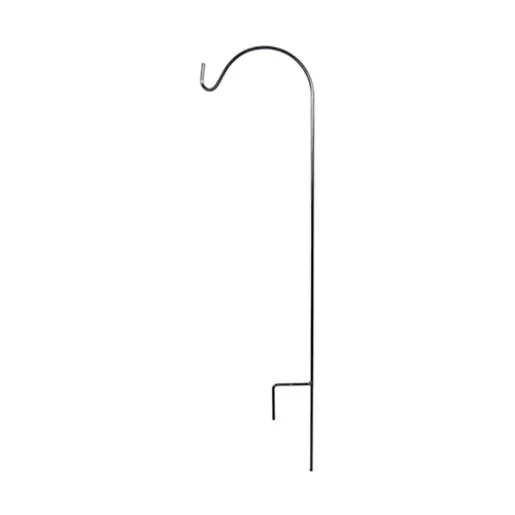UrbanGarden Square Floral Basket Hanger Black 45 in. x 12 in.