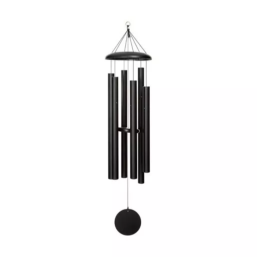 Windchime Corinthian Bells Black 56 in.